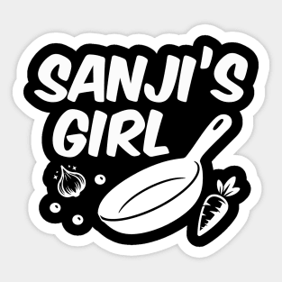 Sanji's Girl - White Letter Version Sticker